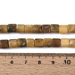 Нити натуральных бусин из нефрита хуанлун&nbsp;G-T141-83A