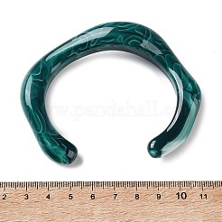 Bracelets manchettes torsadés en acrylique pour femmes&nbsp;BJEW-F538-03B
