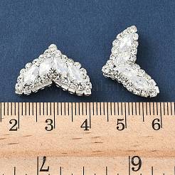 Латунные микро проложить кубического циркония подвески&nbsp;KK-S336-04S-A