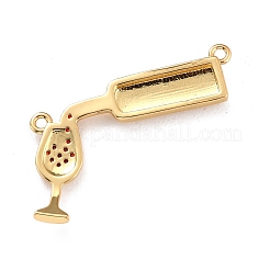 Соединители латунные эмалевые звенья&nbsp;KK-P204-03G