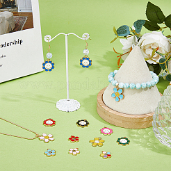 32шт 16 стиля подвески из сплава с эмалью&nbsp;ENAM-FH0001-66