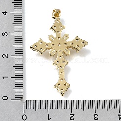 Messing micro pave klare zirkonia anhänger&nbsp;CU-CBA9883-04A-G