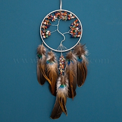 Decorazioni pendenti di piume&nbsp;PW-WG379FE-01