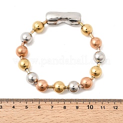 Runde Perlenarmbänder aus Edelstahl 304 für Damen und Herren&nbsp;BJEW-K240-10A