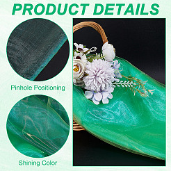 Polyester-Organza-Stoff&nbsp;DIY-WH0622-049B