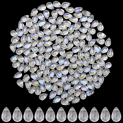 200 шт. Прозрачные стеклянные подвески&nbsp;GLAA-SP0001-56