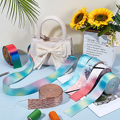 30 ярд двухцветной полиэстеровой ленты с принтом&nbsp;OCOR-PH0006-81A