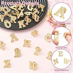 26 pieza de alfiler de solapa de aleación con letras A ~ Z&nbsp;JEWB-CJZ0001-03KCG