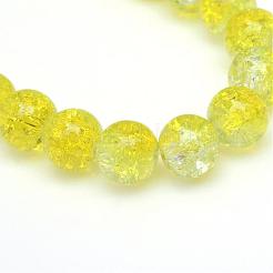 Выпечки окрашенные нити шарик хруст стекла&nbsp;CCG-S001-10mm-04