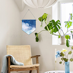 Panneau en polyester suspendu au mur de porte de flèche pour le festival&nbsp;DIY-WH0615-006