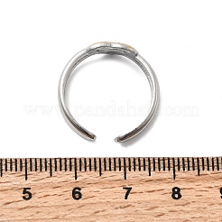 Регулируемые манжеты из нержавеющей стали 304 для женщин&nbsp;RJEW-B150-01GP-05