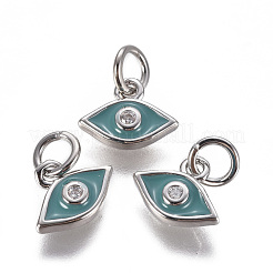 Латунные микро проложить кубического циркония подвески&nbsp;ZIRC-I026-04P