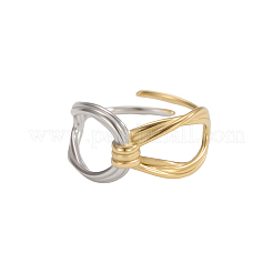 304 Edelstahlringe für Damen&nbsp;STAS-OY017-66G