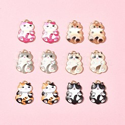 12шт 6 цвета сплава эмалевые подвески&nbsp;FIND-FS0003-02