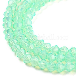 Peinture de cuisson perles de verre transparentes brins&nbsp;DGLA-F029-J2mm-05