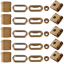 36 Satz Eisen-Baseballmützen-/Kappe-Schnallen-Gurtverschluss-Clip-Kit&nbsp;IFIN-CY0001-02