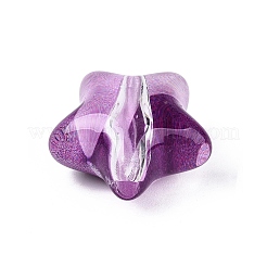 Perline acriliche trasparenti stampate&nbsp;OACR-N161-07D