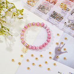 50шт рондель латунные дистанционные бусины&nbsp;KK-HY0001-11