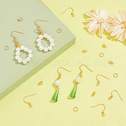 100 шт. крючки для сережек из нержавеющей стали 304&nbsp;STAS-DC0006-93