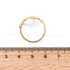 5 шт. открытые манжеты из нержавеющей стали 304 для женщин&nbsp;RJEW-K313-10G