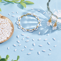1500 pièce 2 styles de perles acryliques imitation riz&nbsp;OACR-FG0001-36