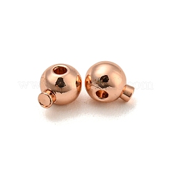 Зажимные бусины из латуни&nbsp;KK-Z030-16A-RG