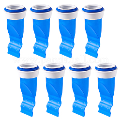 Noyau de siphon de sol déodorant en silicone ahandmaker, clapet anti-retour, noyau d'égout de soupape de vidange à sens unique, bleu royal, 9.7~10x5.25 cm