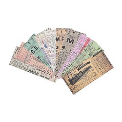 Bloc de notas de papel, para álbum de recortes de diy, tarjeta de felicitación, documento de antecedentes, diario decorativo, excursiones nocturnas, 9.1x3 cm, 30 unidades / bolsa