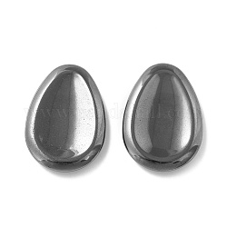 Synthetic Non-magnetic Hematite Massage, Teardrop, for Face to Lift, Decrease Puffiness and Tighten, 47~49x33~35x6~7mm