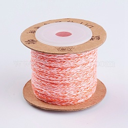 Cordoncini di filo di cotone, cavo macramè, per fare gioielli, colorato, 1mm, circa 21.87 iarde (20 m)/rotolo