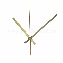 Pointeur d'horloge à arbre long en aluminium, aiguilles d'horloge pour horloge de remplacement, or, 90~120mm, 3 pièces / kit