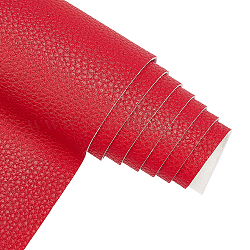 Similpelle, per accessori per l'abbigliamento, rosso, 135x30x0.12cm