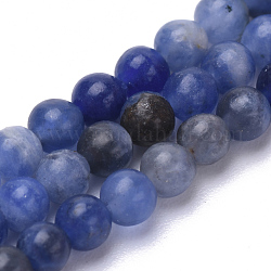 Chapelets de perles en sodalite naturelle, ronde, 3mm, Trou: 0.5mm, Environ 130 pcs/chapelet, 16.3 pouce