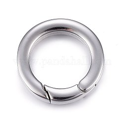 304 in acciaio inox fermagli chiave, anelli o anelli a molla, anello, colore acciaio inossidabile, 20x3mm, 14mm diametro interno 