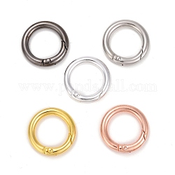 Anelli di chiusura a molla in lega, o anelli, colore misto, 6 gauge, 24x4mm