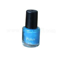 Esmalte para las uñas, Esmalte para las uñas, para estampado de uñas estampado, color puro, cielo azul profundo, contenido neto: 5ml