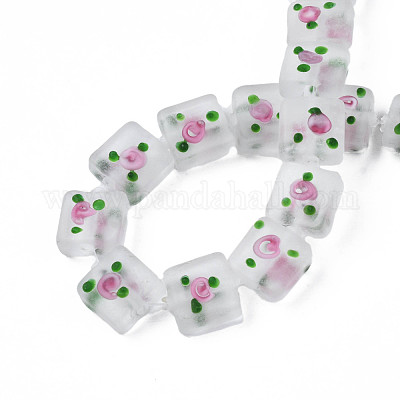 Ручной работы бусины матовое бисер нитей LAMP-N021-38F-1