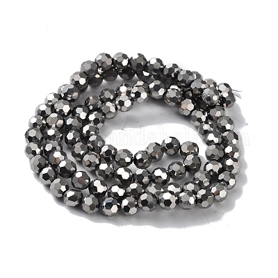 Гальванические стеклянные бусины&nbsp;EGLA-R042-6mm-06-1