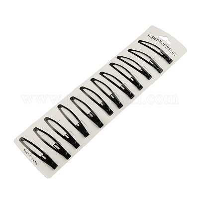 Wholesale Spray Painted Iron Snap Hair Clip Findings 
