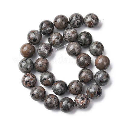 Натуральный флуоресцентный сиенитовый камень (светящийся в ультрафиолетовом свете) бусины нити&nbsp;G-G789-02E-1