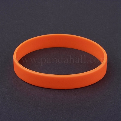 BRACCIALETTI IN SILICONE CSI Colore Arancio