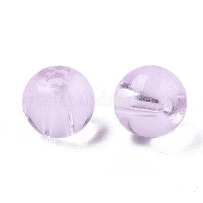 Perles en verre transparentes&nbsp;SEED-S040-09A-10-1