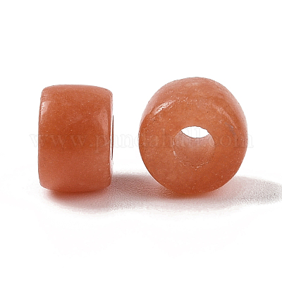 Крашеные натуральный белый нефрит бисер&nbsp;G-G003-A06-10-1