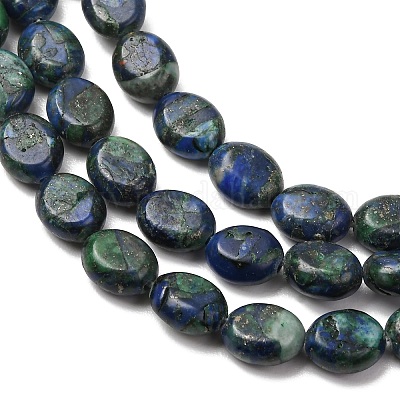 Synthetische Chrysokoll- und Lapislazuli-Perlenstränge&nbsp;G-N330-031-01-1