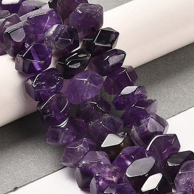 Natürlichen Amethyst Perlen Stränge&nbsp;G-N327-05-18-1