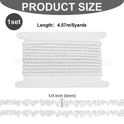 4.9 Yard Polyester-Spitzenband&nbsp;OCOR-FG0002-67B-1