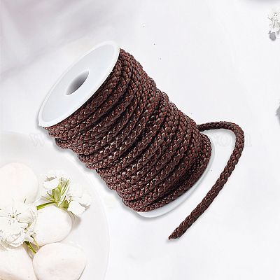 10 м круглый плетеный шнур из искусственной кожи&nbsp;LC-GF0001-13D-1