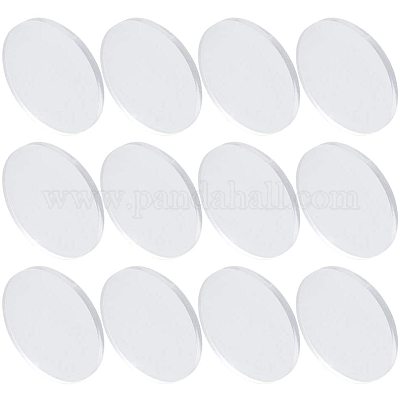 25 Clear Acrylic Circle Shapes with HolesClear Acrylic Keychain BlanksAcrylic Discs