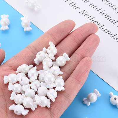 Непрозрачные акриловые бусины MACR-S153-83-I01-1