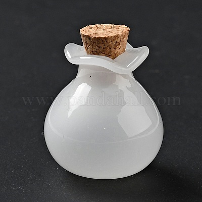 Счастливая сумка в форме стеклянной пробки бутылки орнамент AJEW-A039-02E-1